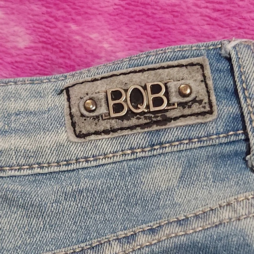 BQB Denim Shorts Women's Size 11 Blue Jean‎ Shorts 11 Inch Inseam Stretch
